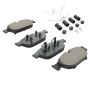 MPA 1003-1549C Quality-Built Black Series Ceramic Brake Pads w/ Hardware