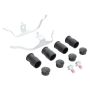 MPA 1003-1549M Quality-Built Black Series Semi-Metallic Brake Pads w/ Hardware