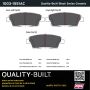 MPA 1003-1551AC Quality-Built Black Series Ceramic Brake Pads