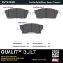 MPA 1003-1551C Quality-Built Black Series Ceramic Brake Pads w/ Hardware