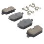 MPA 1003-1554C Quality-Built Black Series Ceramic Brake Pads w/ Hardware