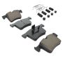 MPA 1003-1561C Quality-Built Black Series Ceramic Brake Pads w/ Hardware