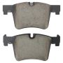 MPA 1003-1561C Quality-Built Black Series Ceramic Brake Pads w/ Hardware