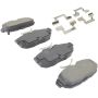 MPA 1003-1562M Quality-Built Black Series Semi-Metallic Brake Pads w/ Hardware