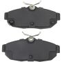 MPA 1003-1562M Quality-Built Black Series Semi-Metallic Brake Pads w/ Hardware