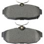 MPA 1003-1562M Quality-Built Black Series Semi-Metallic Brake Pads w/ Hardware