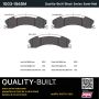 MPA 1003-1565M Quality-Built Black Series Semi-Metallic Brake Pads w/ Hardware