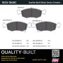 MPA 1003-1568C Quality-Built Black Series Ceramic Brake Pads w/ Hardware