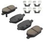 MPA 1003-1569C Quality-Built Black Series Ceramic Brake Pads w/ Hardware