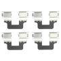 MPA 1003-1569C Quality-Built Black Series Ceramic Brake Pads w/ Hardware