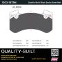MPA 1003-1575M Quality-Built Black Series Semi-Metallic Brake Pads