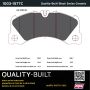 MPA 1003-1577C Quality-Built Black Series Ceramic Brake Pads w/ Hardware