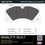 MPA 1003-1577M Quality-Built Black Series Semi-Metallic Brake Pads w/ Hardware