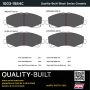MPA 1003-1584C Quality-Built Black Series Ceramic Brake Pads w/ Hardware