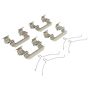 MPA 1003-1584C Quality-Built Black Series Ceramic Brake Pads w/ Hardware