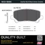 MPA 1003-1585C Quality-Built Black Series Ceramic Brake Pads w/ Hardware
