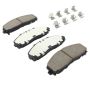 MPA 1003-1589C Quality-Built Black Series Ceramic Brake Pads w/ Hardware