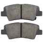 MPA 1003-1594C Quality-Built Black Series Ceramic Brake Pads w/ Hardware