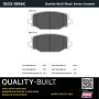 MPA 1003-1596C Quality-Built Black Series Ceramic Brake Pads w/ Hardware