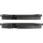 MPA 1003-1600M Quality-Built Black Series Semi-Metallic Brake Pads w/ Hardware