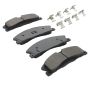 MPA 1003-1611C Quality-Built Black Series Ceramic Brake Pads w/ Hardware