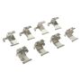 MPA 1003-1611C Quality-Built Black Series Ceramic Brake Pads w/ Hardware