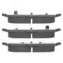 MPA 1003-1612M Quality-Built Black Series Semi-Metallic Brake Pads w/ Hardware
