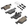 MPA 1003-1613C Quality-Built Black Series Ceramic Brake Pads w/ Hardware
