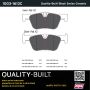 MPA 1003-1613C Quality-Built Black Series Ceramic Brake Pads w/ Hardware