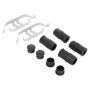 MPA 1003-1613C Quality-Built Black Series Ceramic Brake Pads w/ Hardware