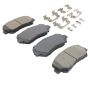 MPA 1003-1623C Quality-Built Black Series Ceramic Brake Pads w/ Hardware