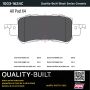 MPA 1003-1624C Quality-Built Black Series Ceramic Brake Pads w/ Hardware