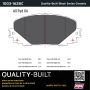 MPA 1003-1628C Quality-Built Black Series Ceramic Brake Pads w/ Hardware