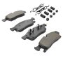 MPA 1003-1629M Quality-Built Black Series Semi-Metallic Brake Pads w/ Hardware