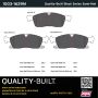 MPA 1003-1629M Quality-Built Black Series Semi-Metallic Brake Pads w/ Hardware