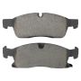 MPA 1003-1629M Quality-Built Black Series Semi-Metallic Brake Pads w/ Hardware
