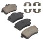 MPA 1003-1630AC Quality-Built Black Series Ceramic Brake Pads w/ Hardware