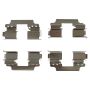 MPA 1003-1630AC Quality-Built Black Series Ceramic Brake Pads w/ Hardware