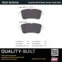 MPA 1003-1630AM Quality-Built Black Series Semi-Metallic Brake Pads w/ Hardware