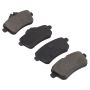 MPA 1003-1630BM Quality-Built Black Series Semi-Metallic Brake Pads