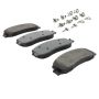 MPA 1003-1631M Quality-Built Black Series Semi-Metallic Brake Pads w/ Hardware