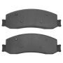 MPA 1003-1631M Quality-Built Black Series Semi-Metallic Brake Pads w/ Hardware