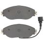 MPA 1003-1633C Quality-Built Black Series Ceramic Brake Pads w/ Hardware