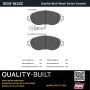 MPA 1003-1633C Quality-Built Black Series Ceramic Brake Pads w/ Hardware