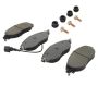 MPA 1003-1633M Quality-Built Black Series Semi-Metallic Brake Pads w/ Hardware