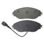 MPA 1003-1633M Quality-Built Black Series Semi-Metallic Brake Pads w/ Hardware