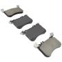 MPA 1003-1634AM Quality-Built Black Series Semi-Metallic Brake Pads