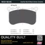 MPA 1003-1634C Quality-Built Black Series Ceramic Brake Pads w/ Hardware