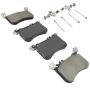 MPA 1003-1634M Quality-Built Black Series Semi-Metallic Brake Pads w/ Hardware