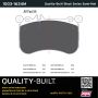 MPA 1003-1634M Quality-Built Black Series Semi-Metallic Brake Pads w/ Hardware